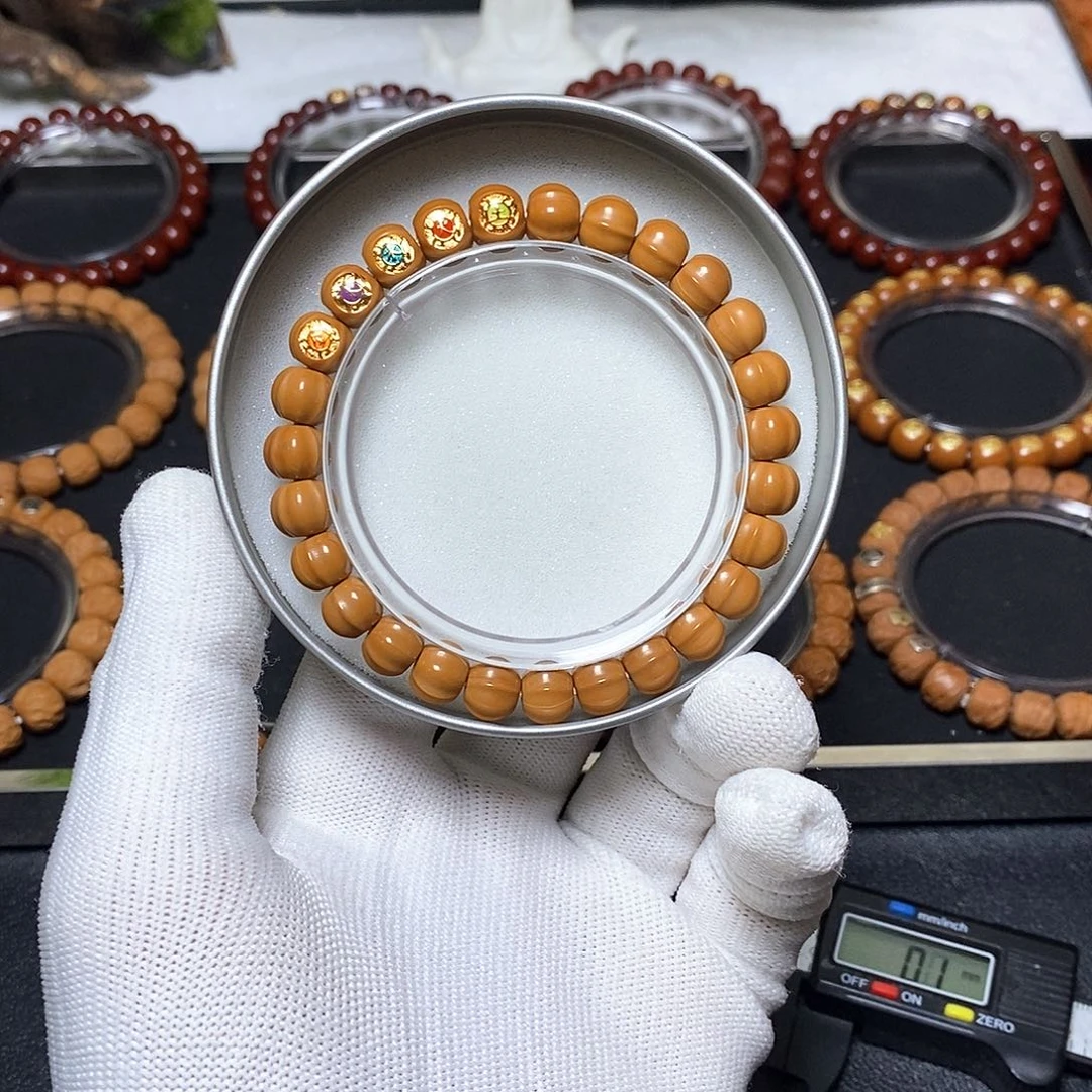 猴头核桃手串全品无暇五行鲨鱼9左右精品