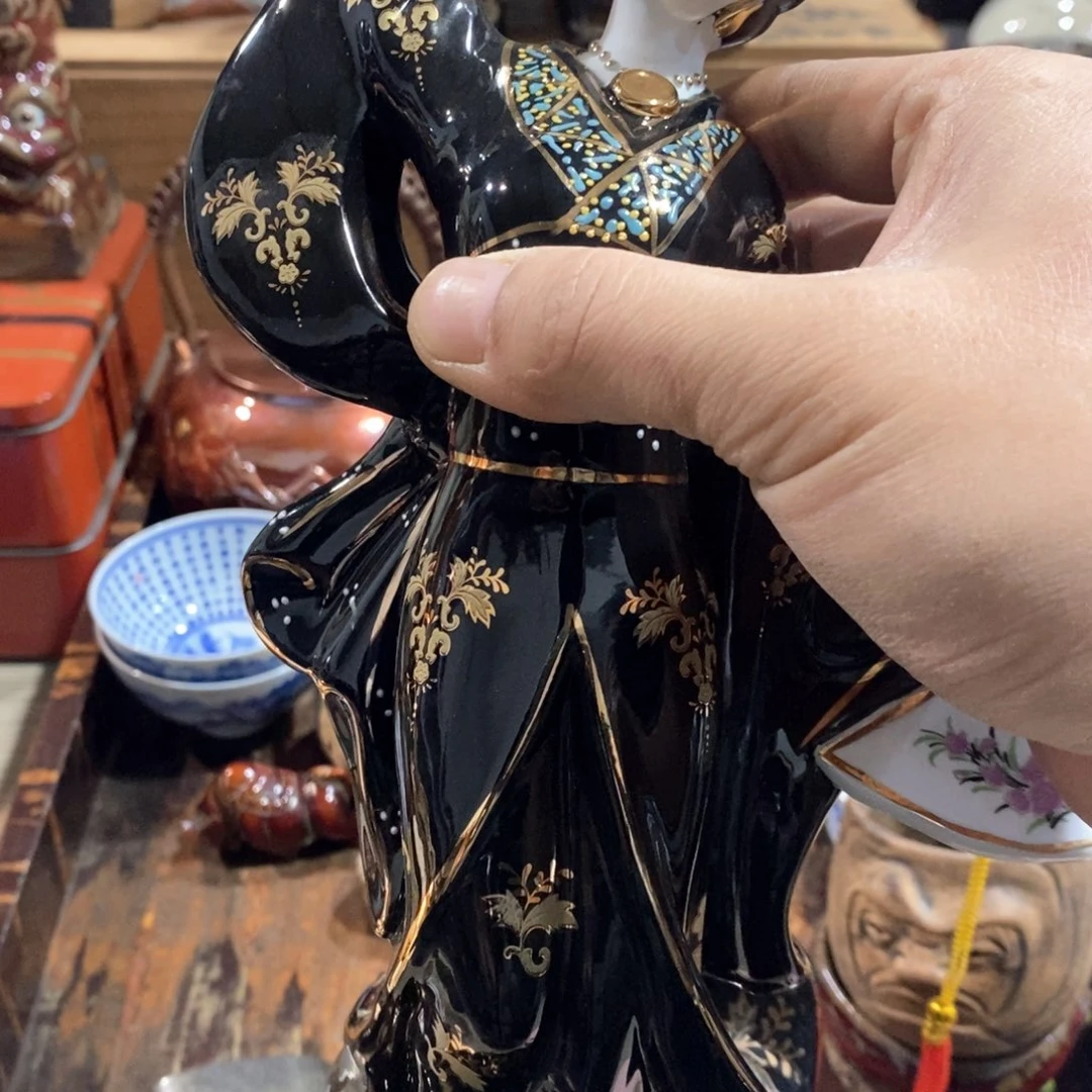 茶盏秋**露密胺手绘陶瓷杯子