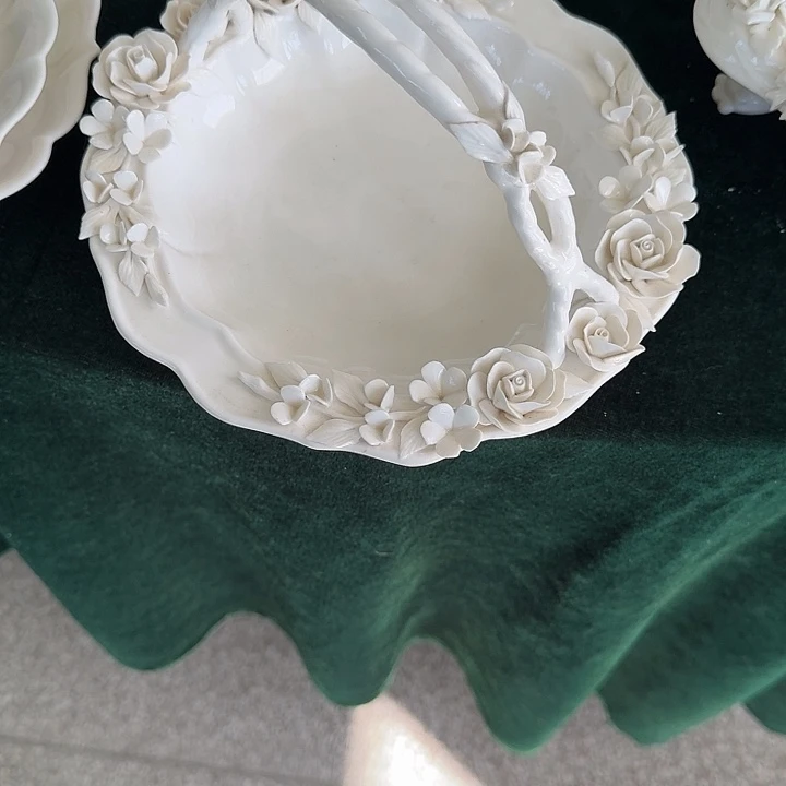 瑕疵叶子破损黑点捏花提篮盘