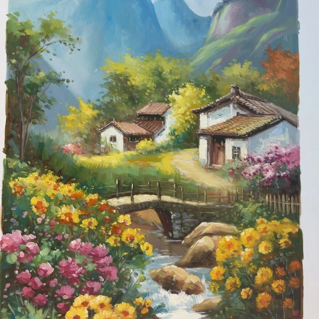 油画加油加油努力加油加油