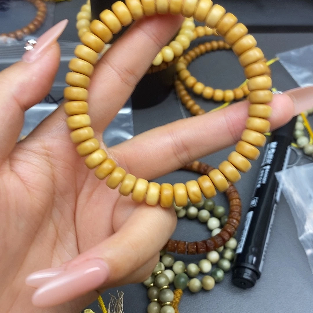 龙眼菩提手串o*r龙脊菩提药片单圈卡8➕