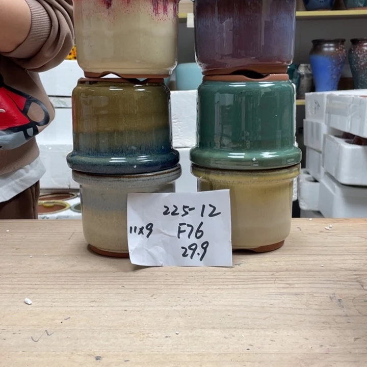 紫砂花盆多肉花盆微瑕12