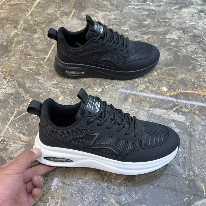 春夏男士轻便舒适休闲透气飞织休闲男鞋