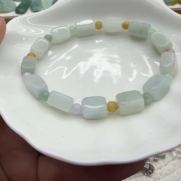 翡翠未镶嵌手链手串