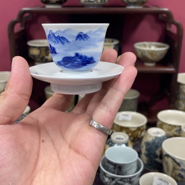 摆件景德镇陶瓷下午老陶