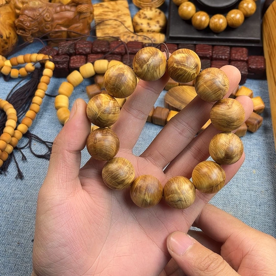 大***林手串/手链柏木（崖柏）20乱纹闪电