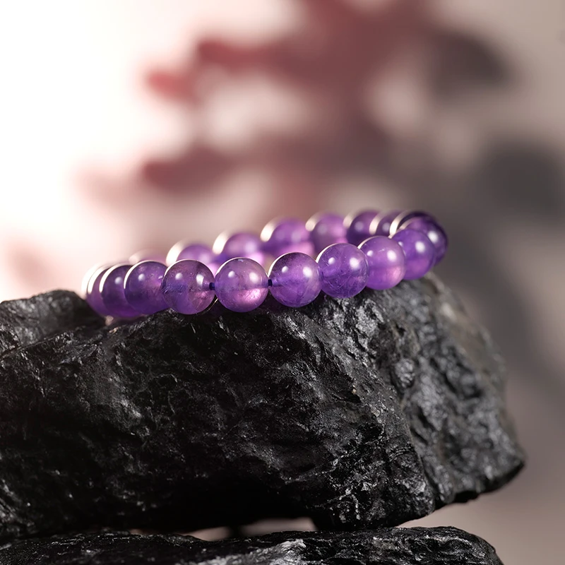 【贤哥珠宝】紫水晶手串气质百搭简约款手链XGG1000