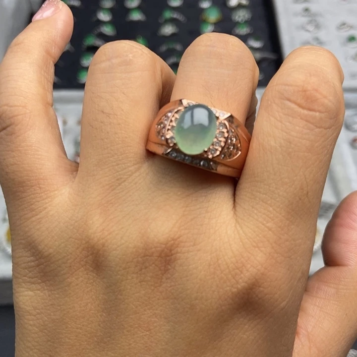 翡翠戒指合金戒指