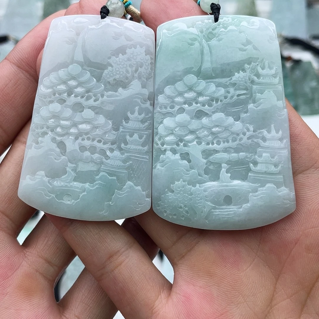 颈饰未镶嵌翡翠幸**者翡翠