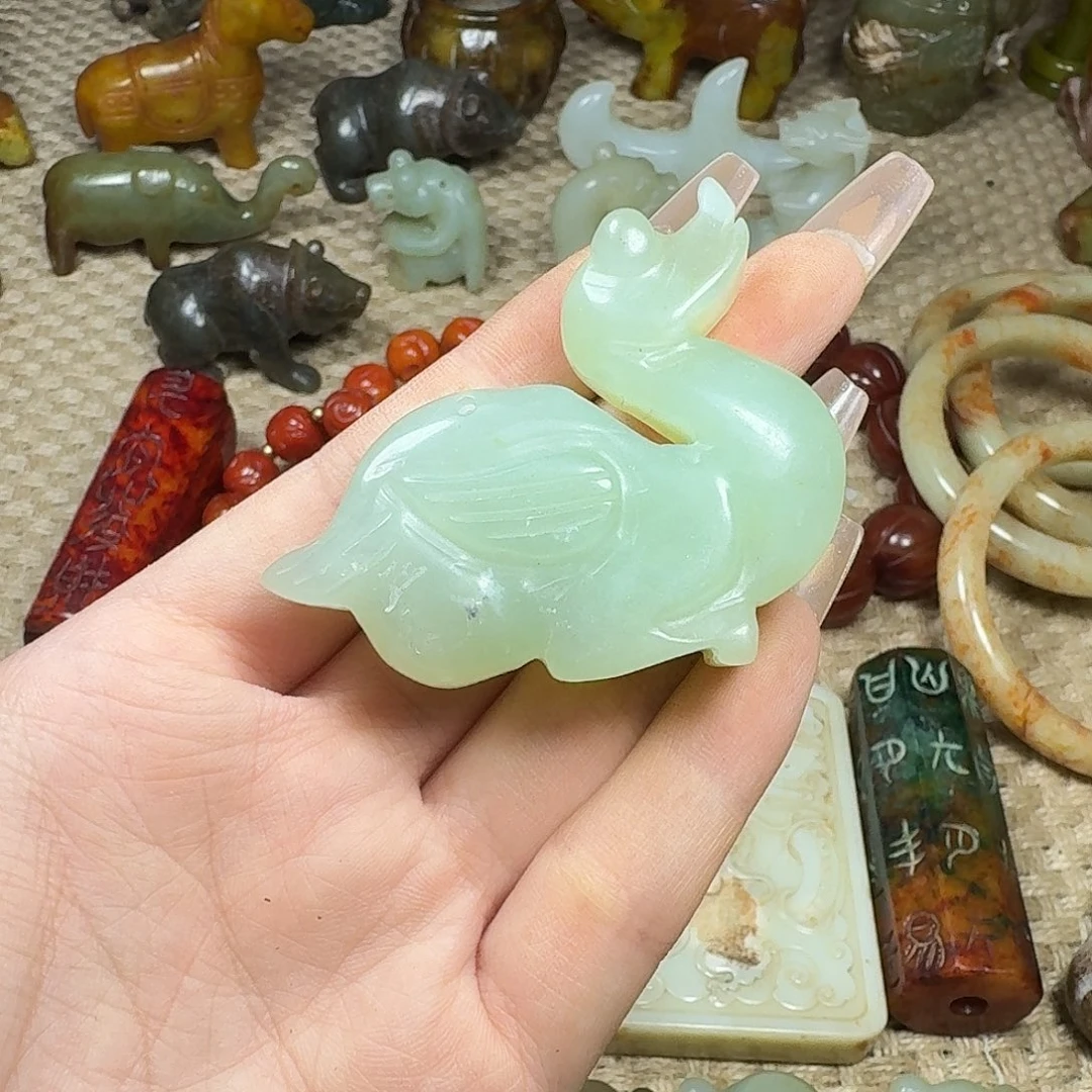 白玉菩提吊坠挂件