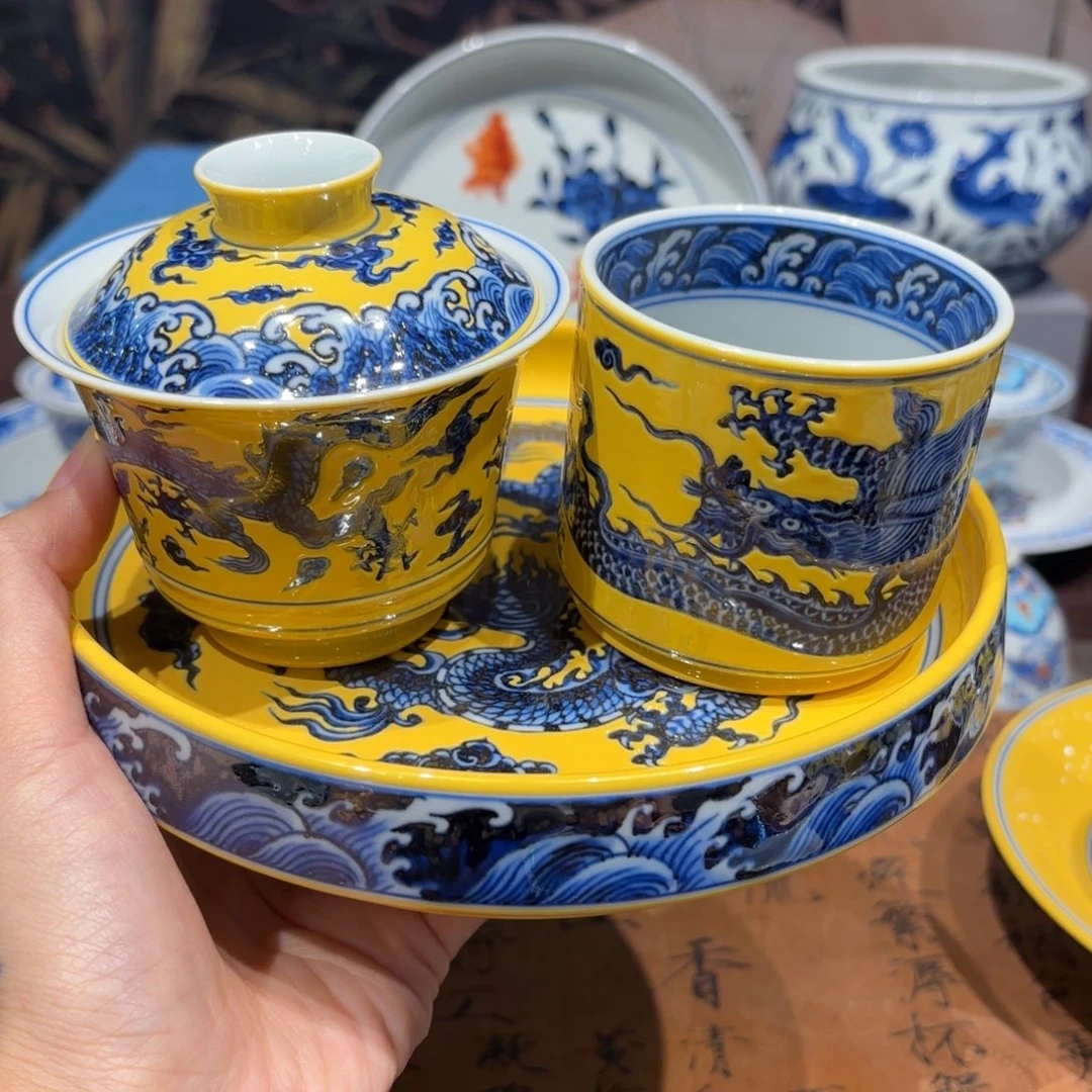 一***歌手工手绘陶瓷茶具