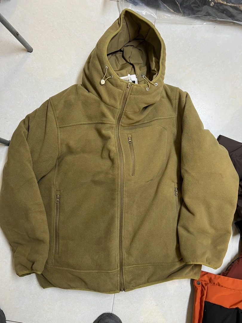 摇粒绒宽松防寒服休闲加厚外套8112冬季加厚