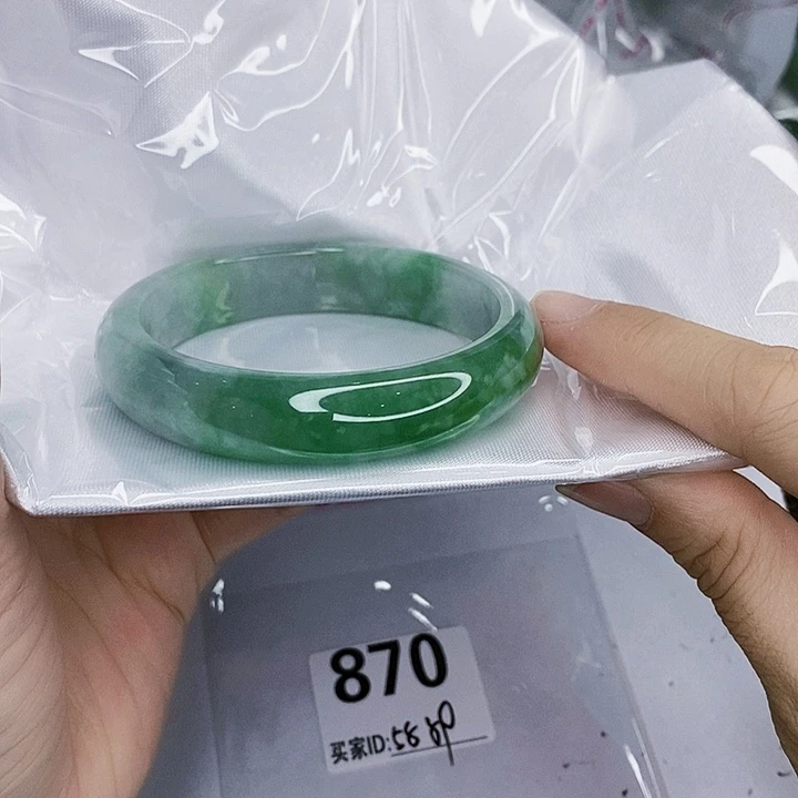 翡翠未镶嵌手镯一图一物实物为准