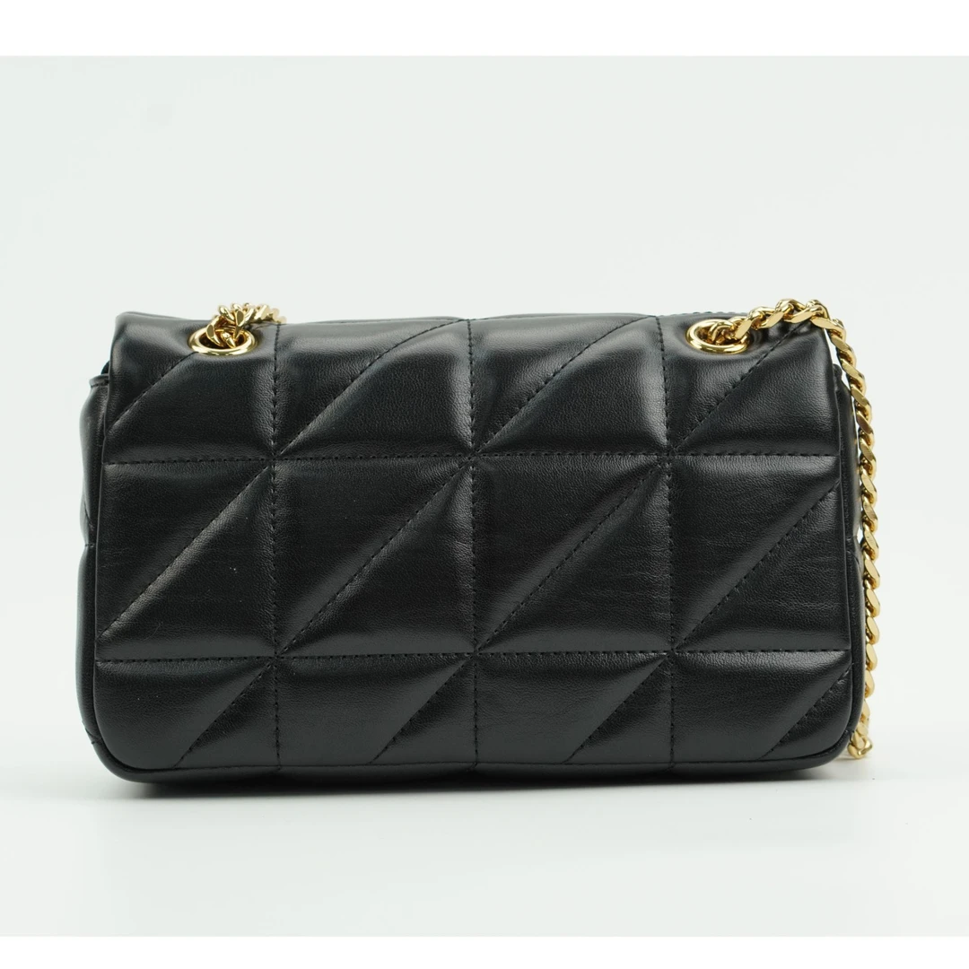 F6068# 单肩大菱格小香风女包链条斜挎包