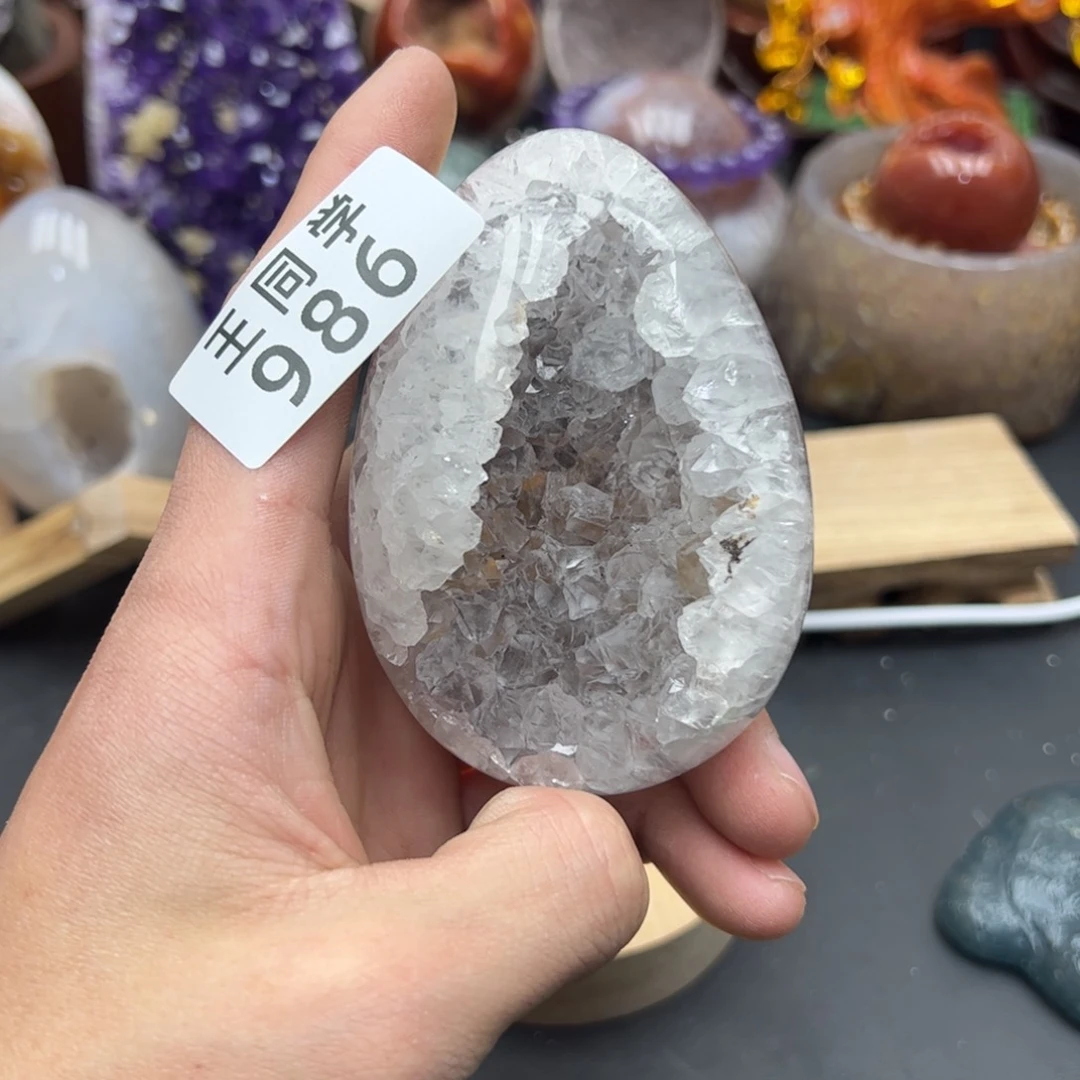 紫晶水晶摆件未镶嵌986