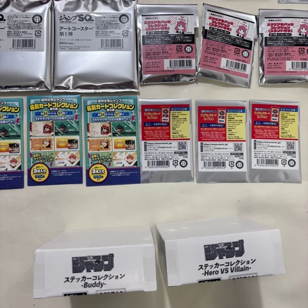 【周刊少年大混池】含js20杯垫透卡名刺卡贴纸盲盒 下单默认代拆