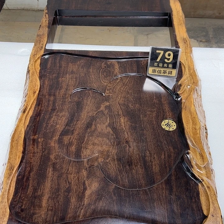 风车木（黑檀木）非洲进口黑檀实木茶盘