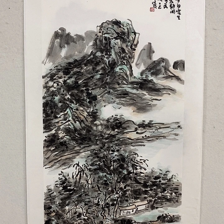 国画书画作品多次参加全国书画