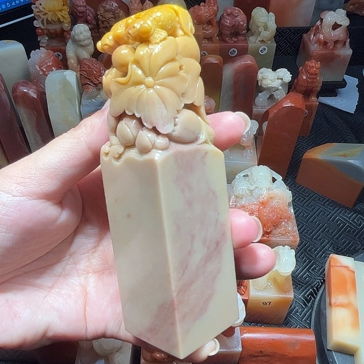老挝石老挝保利石印章