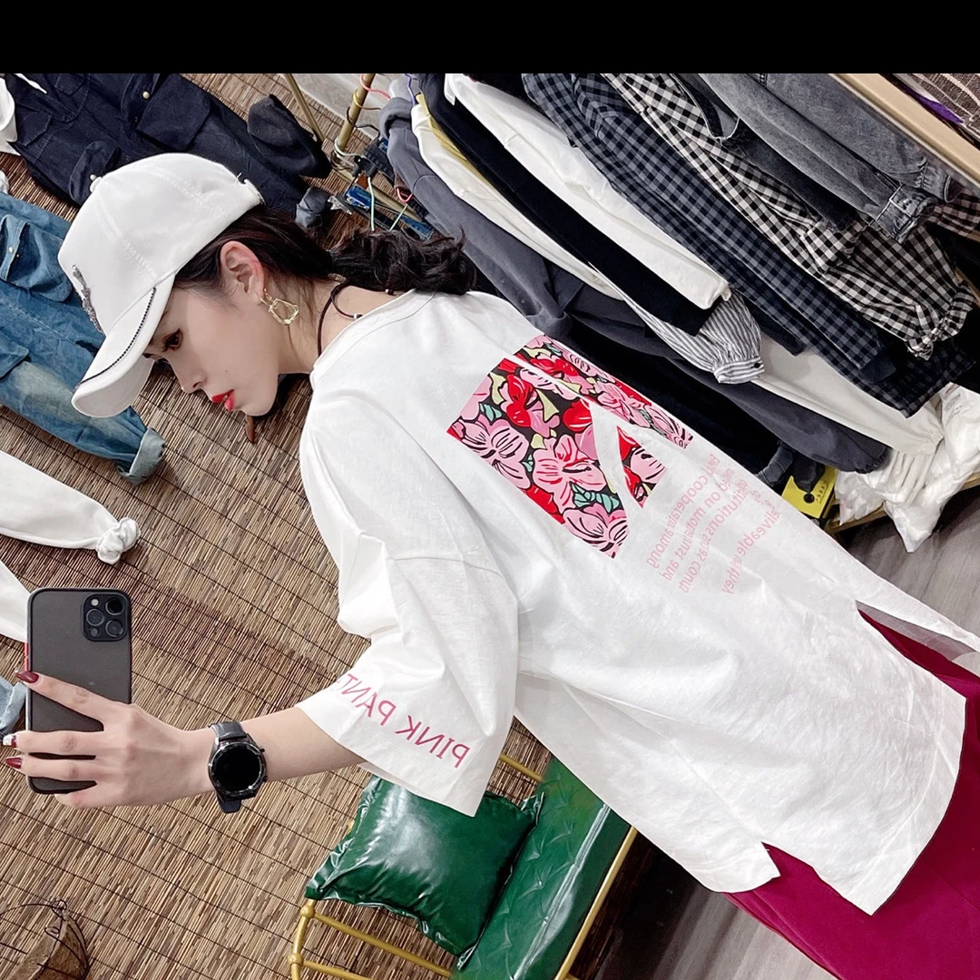 后背开衩 不规则半袖（sxx原创设计 ）