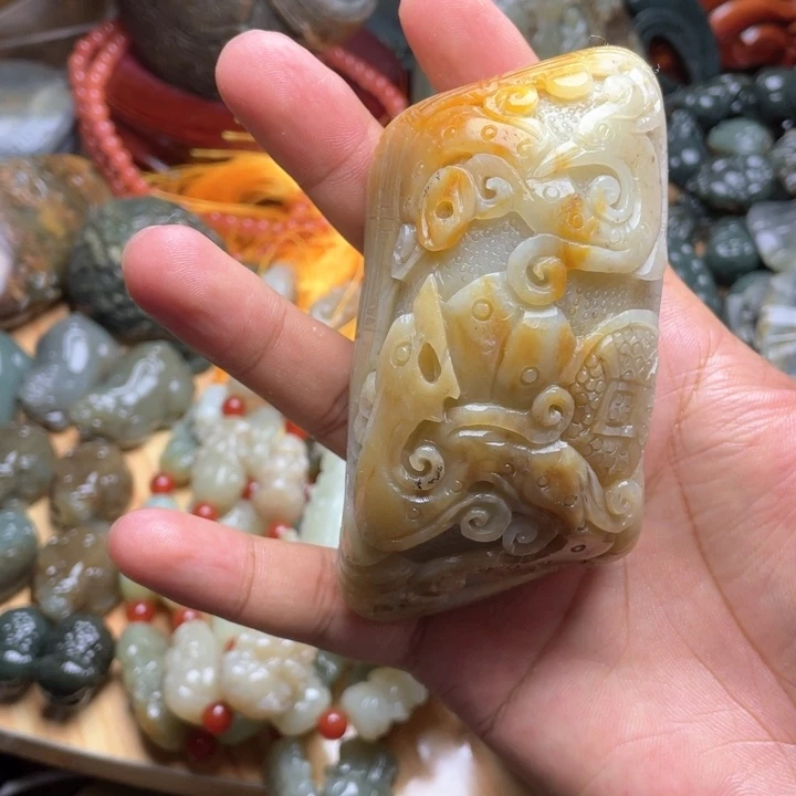 和田玉未镶嵌挂件随*