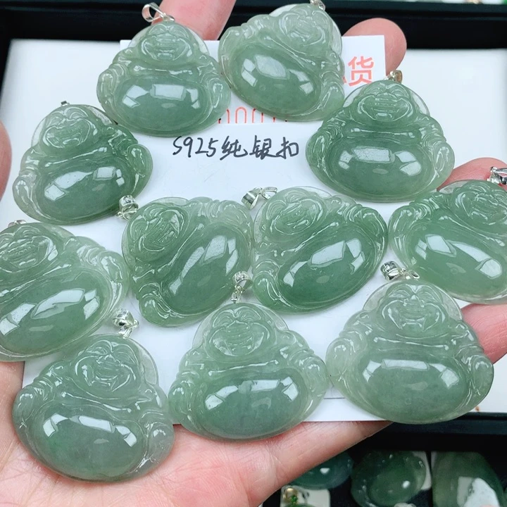 翡翠挂件银S925镶嵌多样性发其1