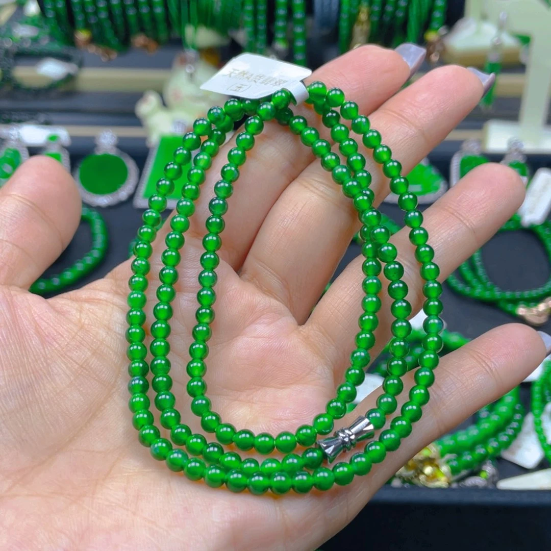 颈饰未镶嵌翡翠项链4