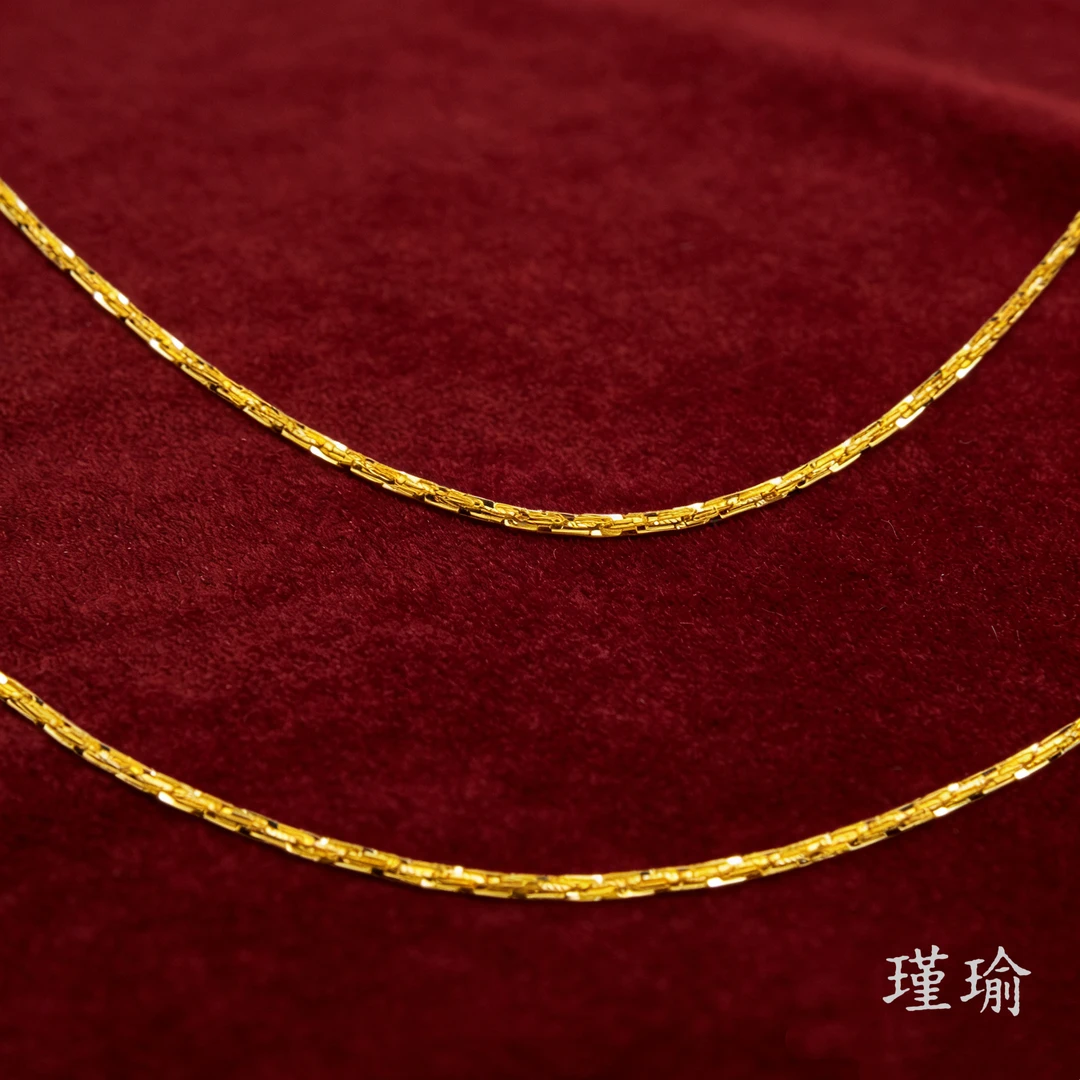 K04250黄色四尺寸麻花车花项链多样性发货19697