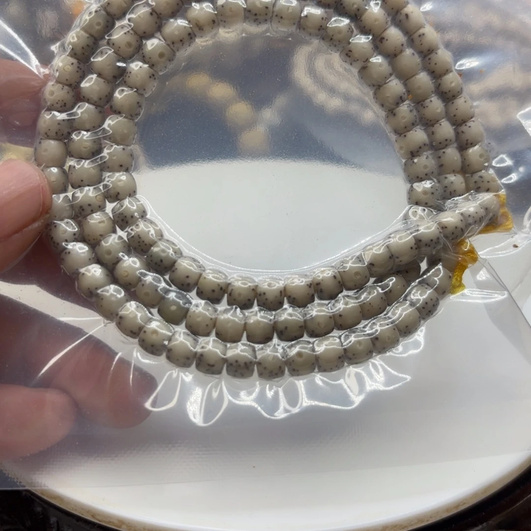 星月菩提手串65冰直切大留白