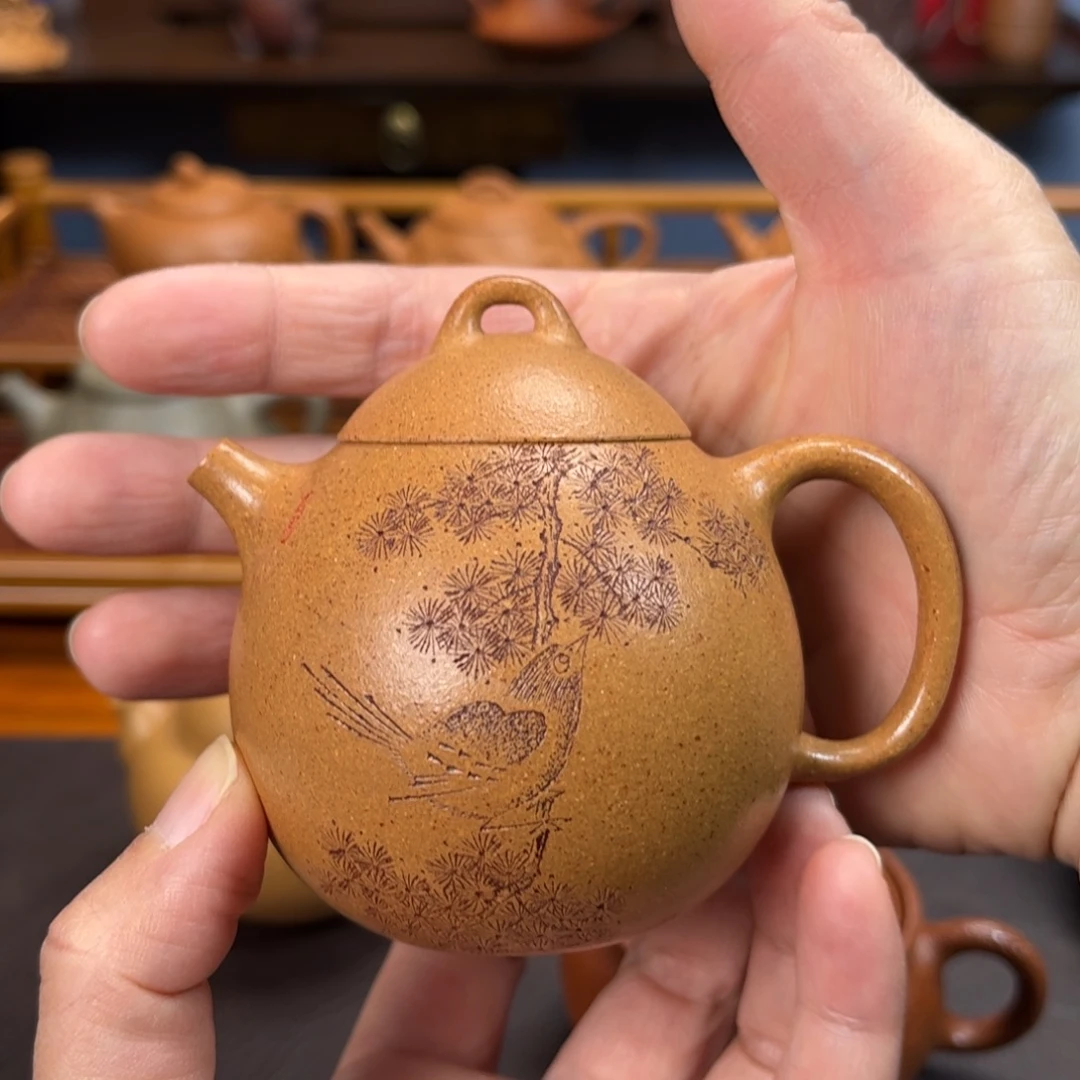 紫砂茶壶宜兴紫砂壶半手工制作