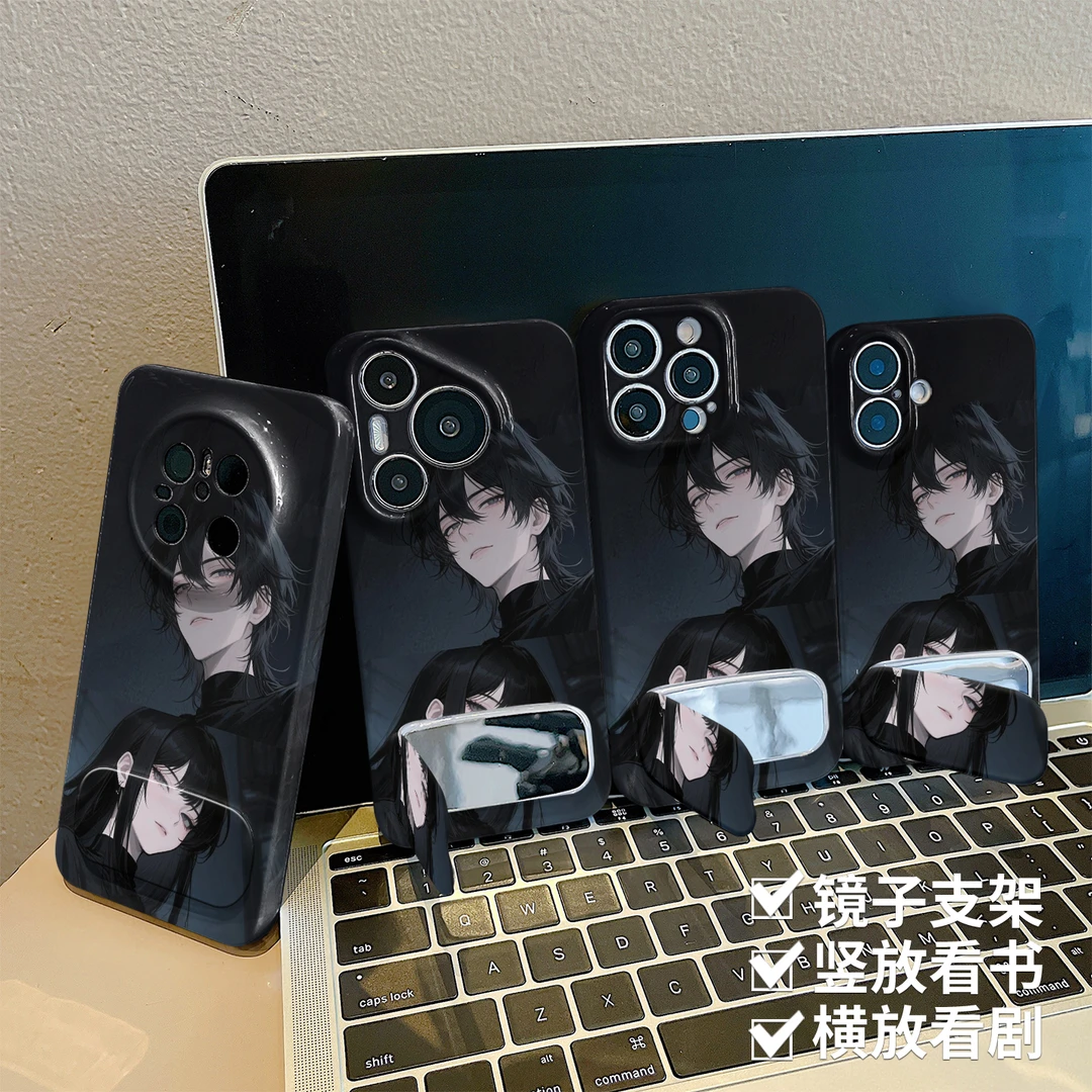 动漫男女高级感适用苹果16/华为Pura70/OPPO/vivo/小米菲林防摔