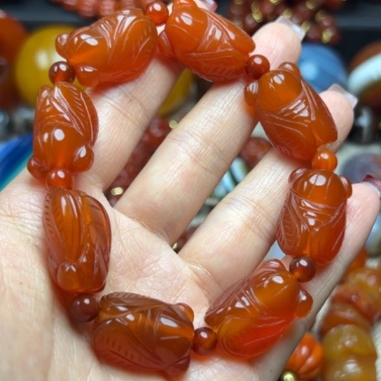 玛瑙/玉髓未镶嵌颈饰