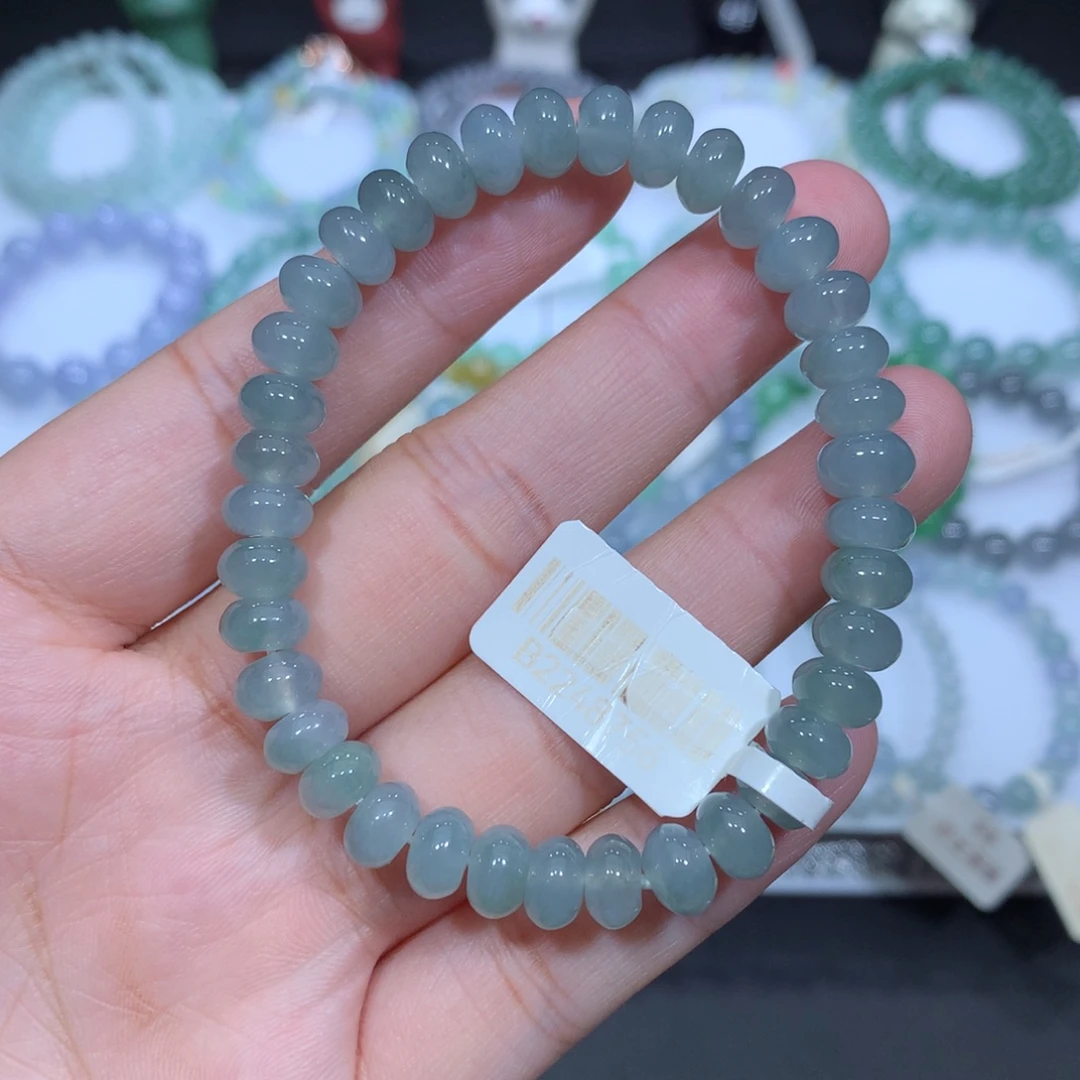 翡翠未镶嵌手串天然