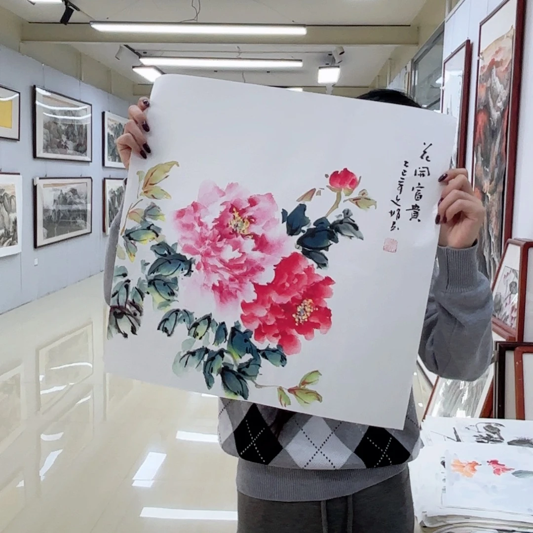 国画国画作品多次在国内外