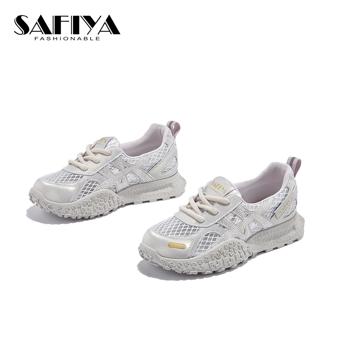 索菲娅Safiya2025夏季舒适透气时尚百搭休闲女鞋SFD2112A75