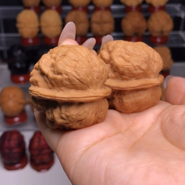 w***j文玩核桃吊坠2金蟾疙瘩包