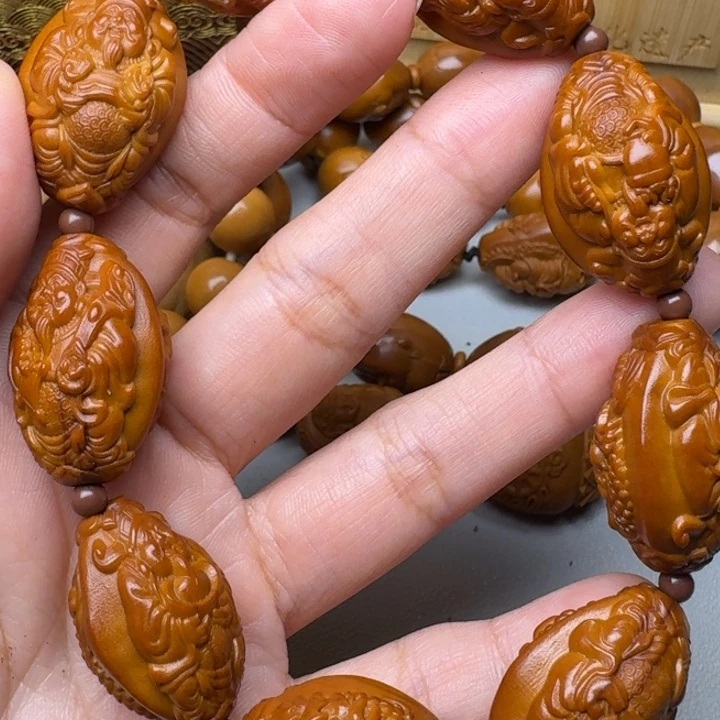 手串/手链橄榄核九龙财神