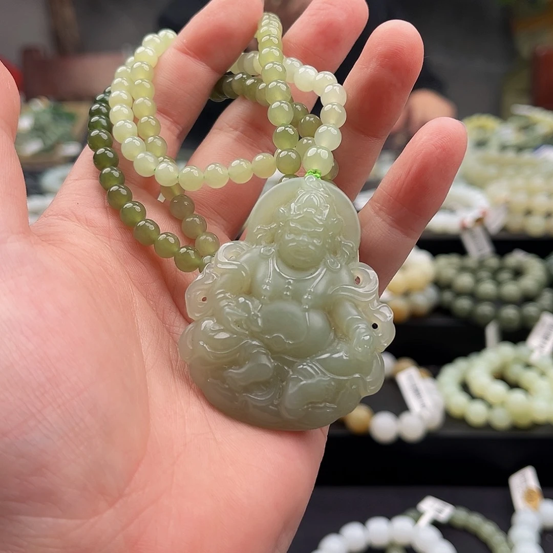 和田玉手串未镶嵌