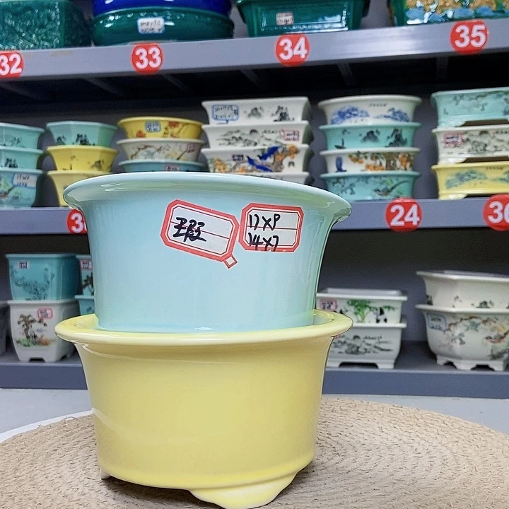 紫砂花瓶紫砂花盆