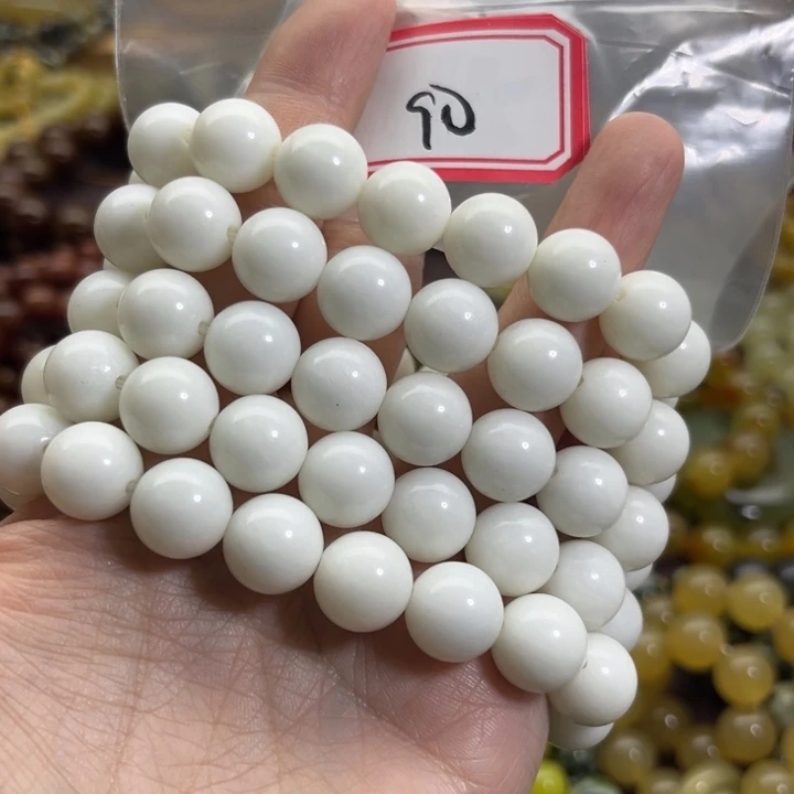 未镶嵌蛇纹石玉手链