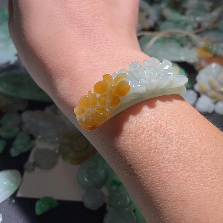 颈饰未镶嵌翡翠天