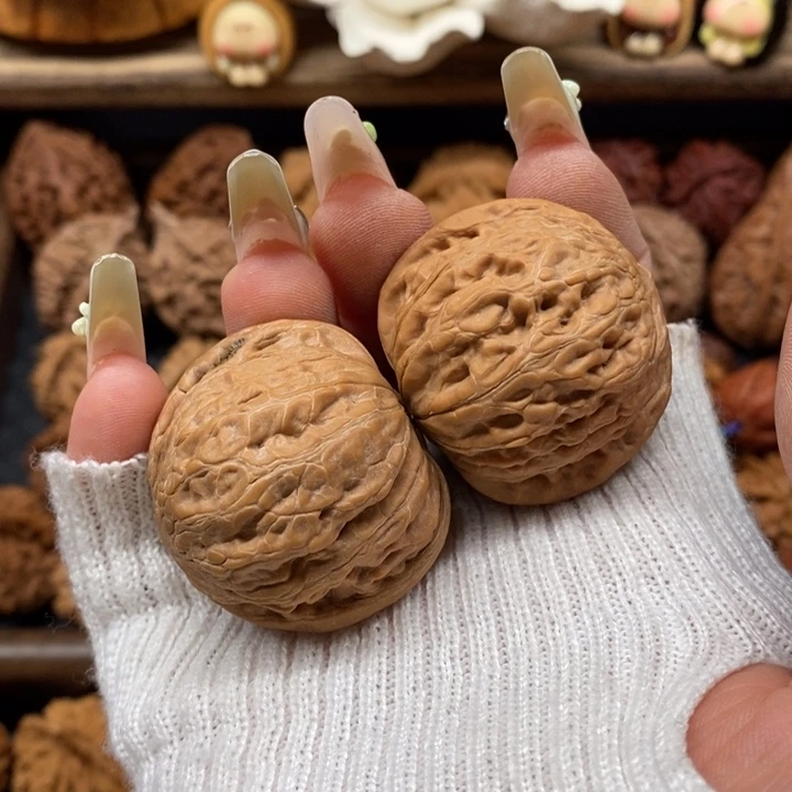 文玩核桃吊坠020铁锤练手对37全