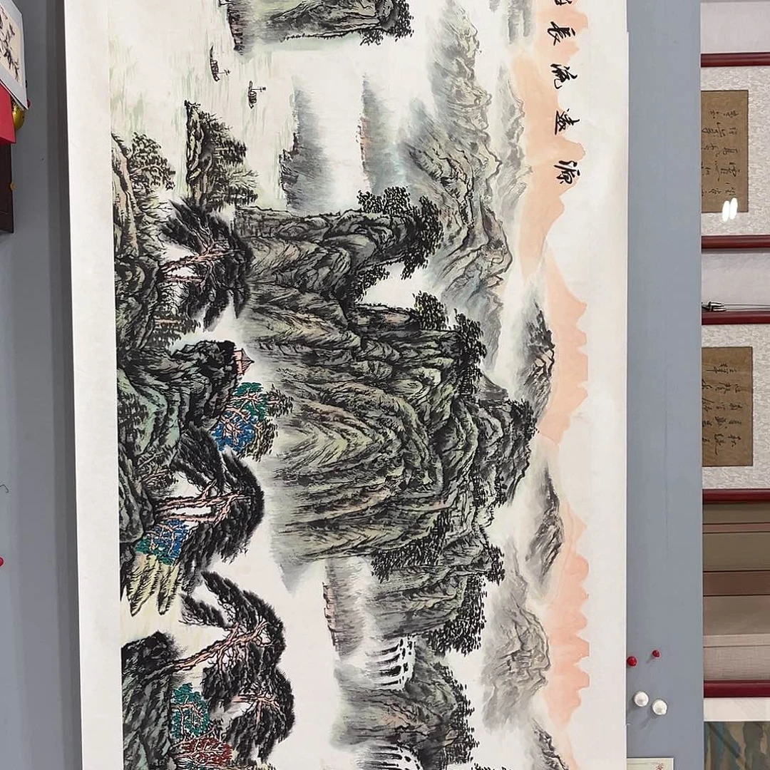 国画国画作品多次入选国内外