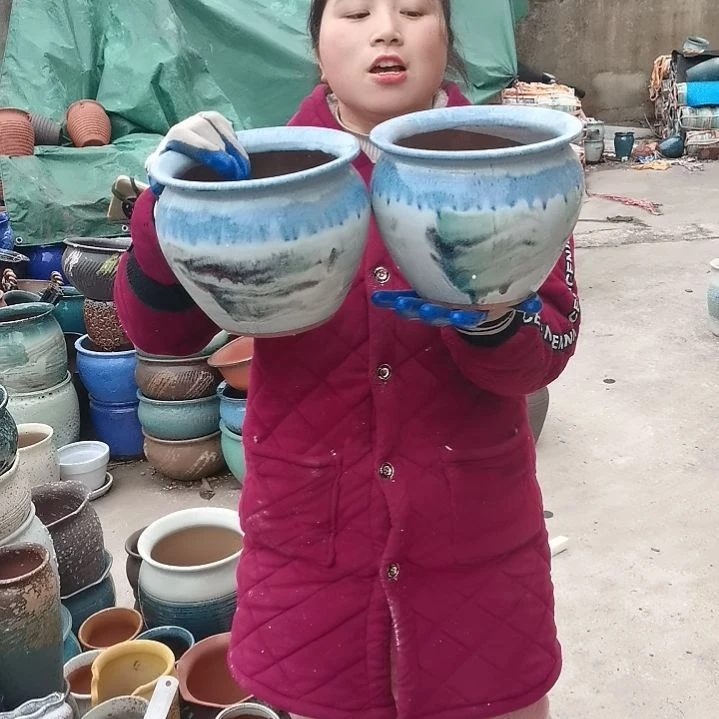 红陶口20高16瑕疵