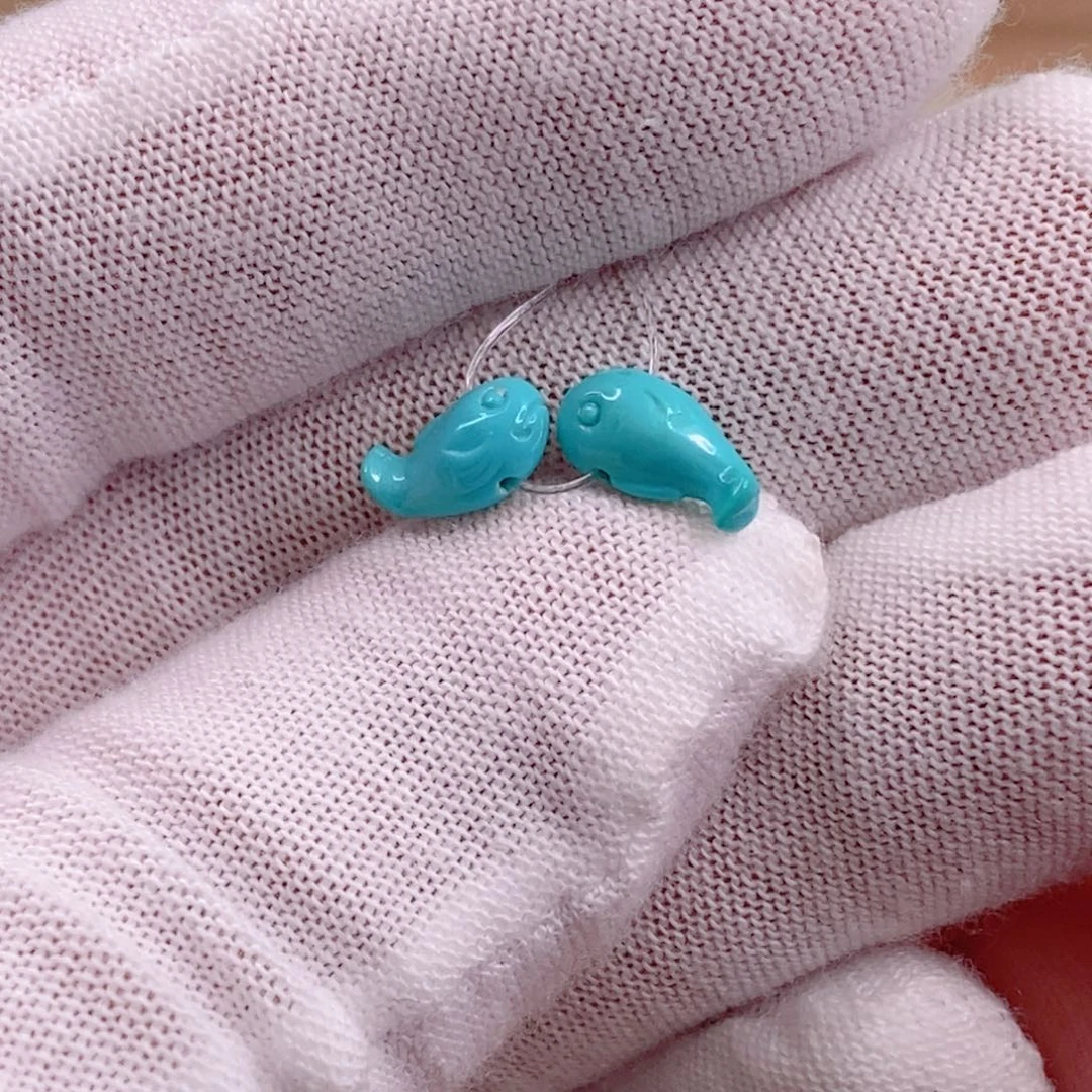 未镶嵌绿松石珠宝奇石