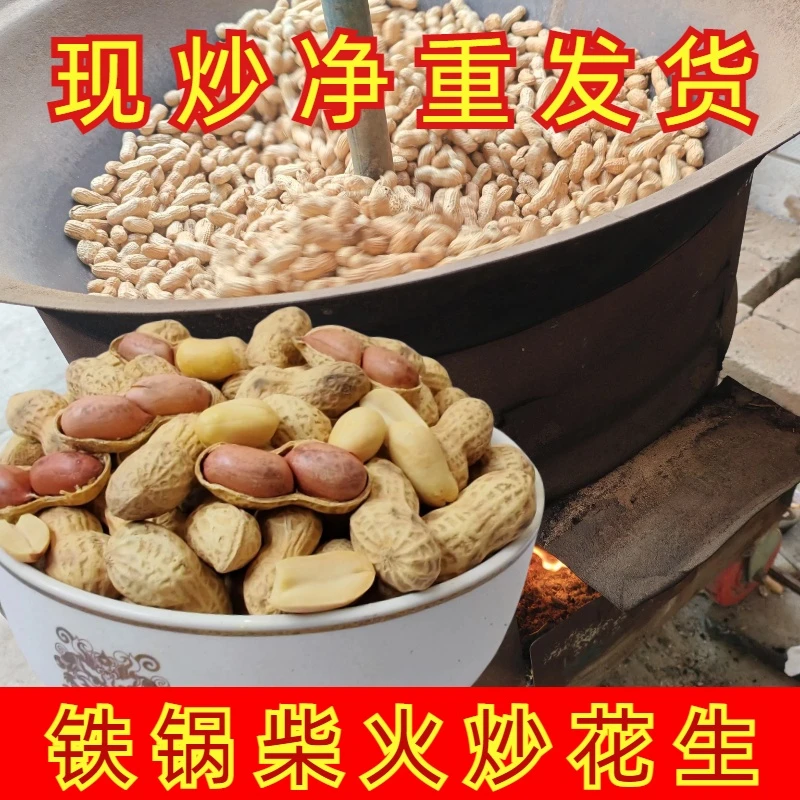 【25年小珍珠】新货柴火珠熟花生带壳原味炒熟坚果零食无干燥剂发货