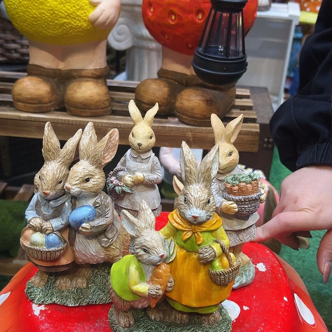 花园摆件红红火火