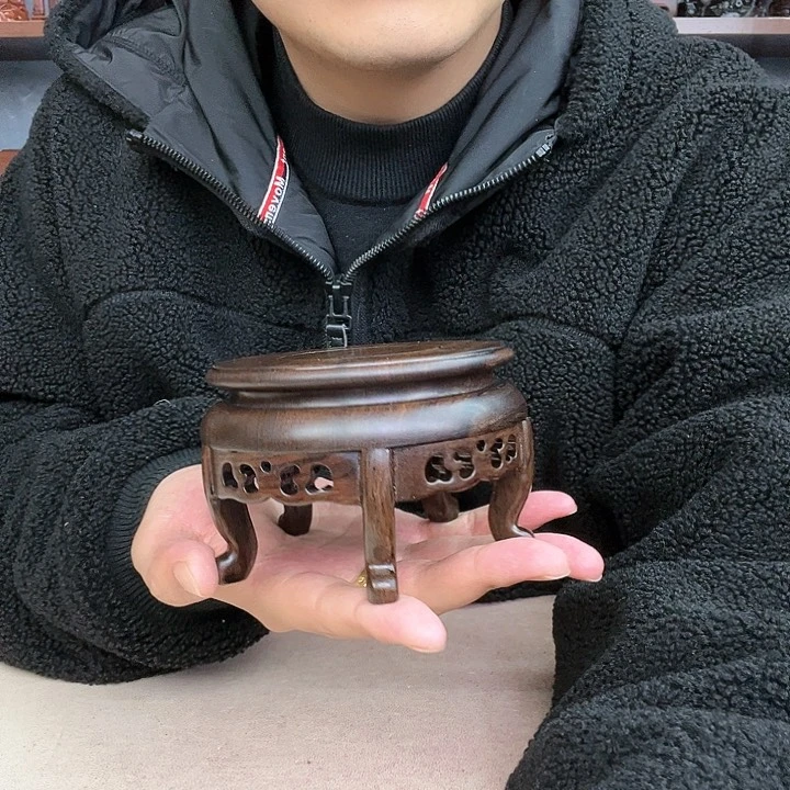 乌木类端景台小李子红木工艺品