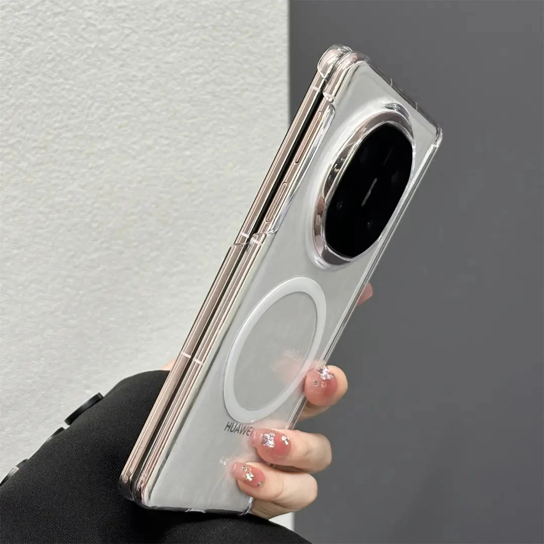 透明双边保护磁吸中轴保护适用华为matex6手机壳x5典藏版三星新款