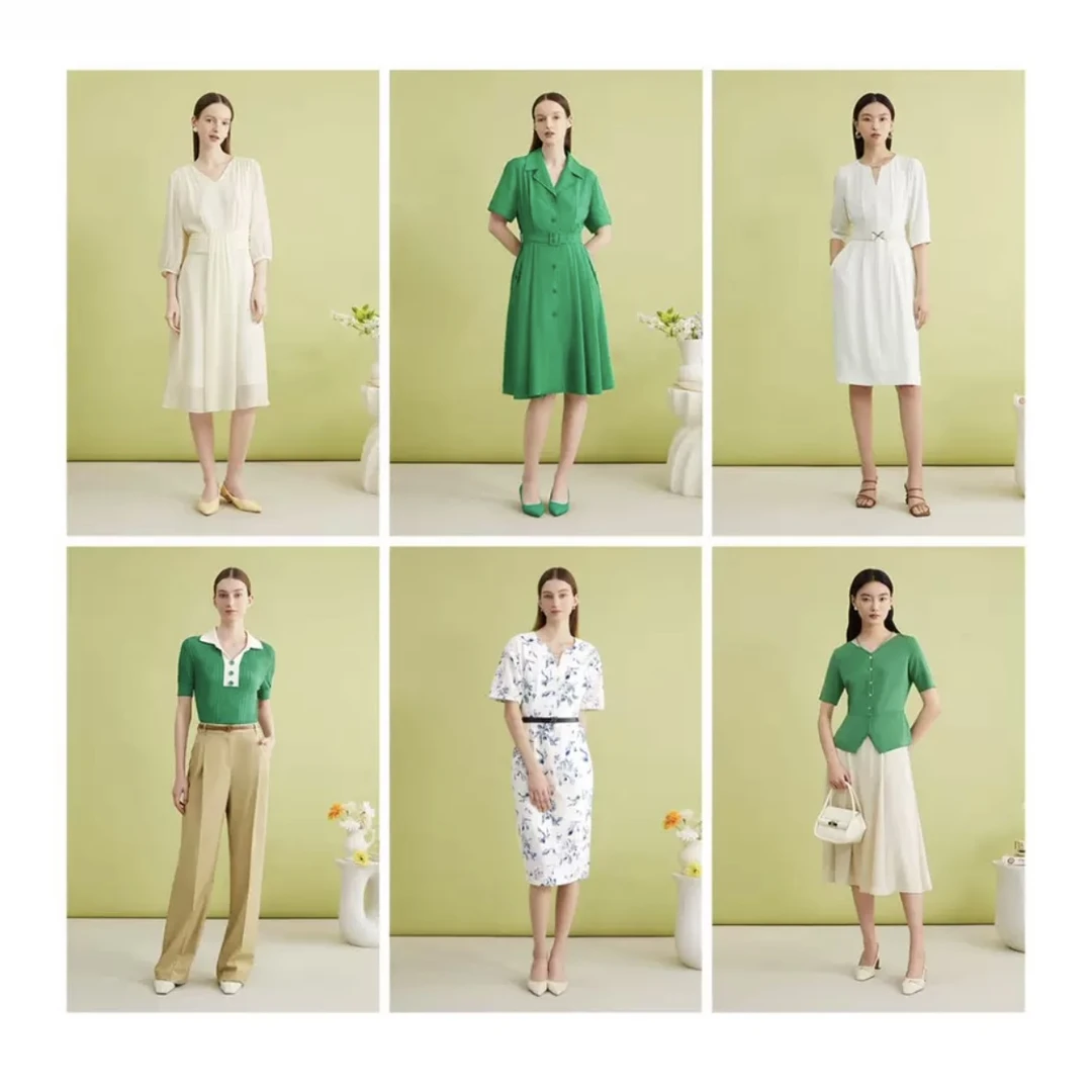 【751-800号】新款简约时尚百搭显瘦气质设计师女装